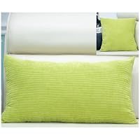 Federe In Cuscini Per Divano 40 X 40/50x50/50x70 Federe In Copricuscino Con Cerniera,Federe Moderne Per Camera Da Letto Divano Decorativo Velluto A Coste Elegante Lavabile ( Color : Light Curry , Size