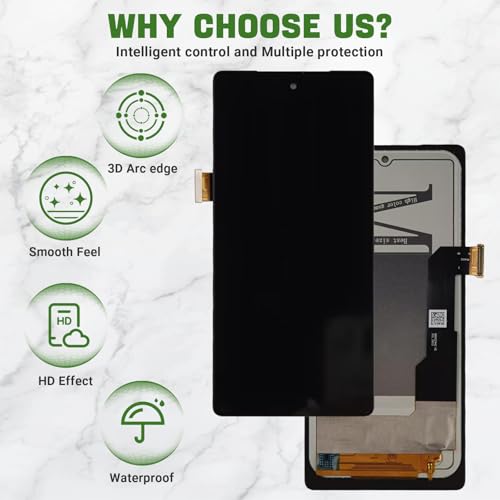 Image of New TFT LCD Display for Pixel 7a GWKK3 GHL1X G0DZQ G82U8 6.1 inch Touch Screen Digitizer Assembly Replacement with Upgraded Repair Tools Kit-NO Fingerprint Function