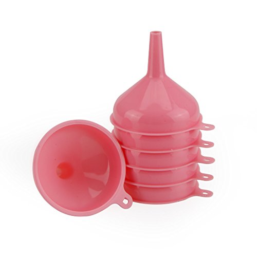 Mirenlife 6 Pcs Mini Plastic Funnels for Essential Oils, Small Samples of Perfume Liquid Emulsion, Sand Art and More, Pink Mirenlife 6 Pcs Mini Plastic Funnels for Essential Oils, Small Samples of Perfume Liquid Emulsion, Sand Art and More, Pink
