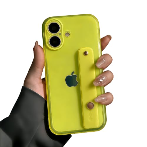 siduater Strap Case for iPhone 17 with Stand, Neon Green