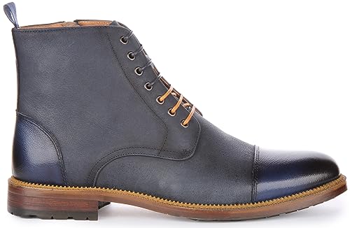 Gael Men's Leather Lace Up Ankle Boots, Comfort and Durability for Casual Style2