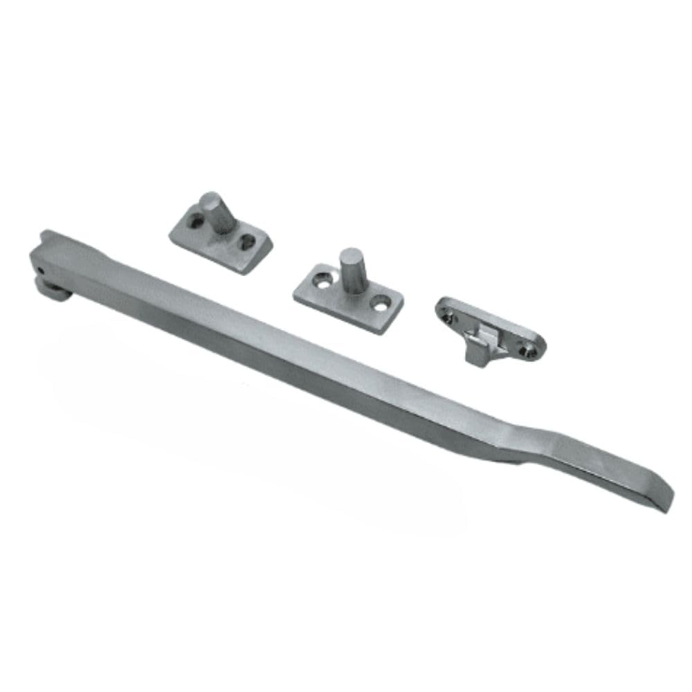 Satin Chrome Non-Locking Window Casement Stay