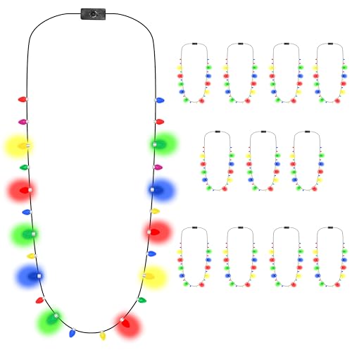 Collier de Noël lumineux décoratif d'intérieur Glowmaker avec lumière vive de 96,5 cm