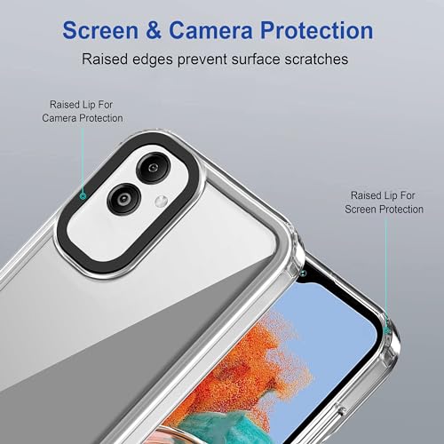 Image of Zapcase Back Case Cover for Samsung Galaxy F14 5G | Compatible for Samsung F14 5G Back Cover | Case Cover with Camera Protection | (TPU + PC | Transparent)