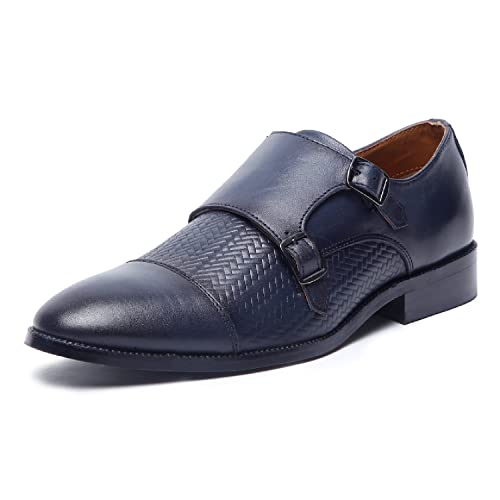 LOUIS STITCH Men’s Italian Double Monk Strap Shoes Handmade British Style Leather Shoes for Men (EUWEDM) LOUIS STITCH Men’s Italian Double Monk Strap Shoes Handmade British Style Leather Shoes for Men (EUWEDM)