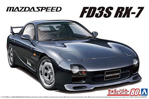 Mazda Speed A-Spec FD3S Rx-7 ’99 1:24 Kit de plástico miniatura 5