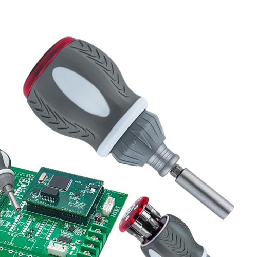 Juego de destornilladores de trinquete magnéticos, broca de reparación de precisión 9 en 1 con cabeza retráctil, destornillador de trinquete magnético, para electricista, reparación de bricolaje