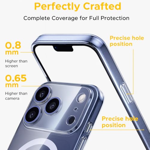 Image of Case Cover for iPhone 17 Pro Max (Clear with MagSafe, iPhone 17 Pro Max)
