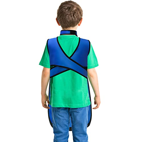 Image of Child Lead Apron with Thyroid Sheild and Lead Cap Set Lightweight Xray Apron 0.5mmPb Lead Equivalency Protection (Small)