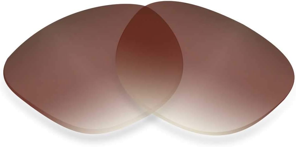 Sunglass Fix Replacement Sunglass Lenses Compatible for American Optical 5 1/2 Aviator 52mm (Non-Polarized SFx Edge Brown Gradient Hardcoat Pair)