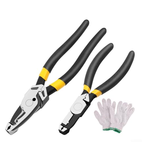 Pince extracteur de vis coulissantes avec poignée ergonomique antidérapante pour un retrait fluide des vis et fils cassés dans diverses situations de réparation (15,2 et 22,9 cm)