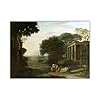 DIY Painting by Numbers for Adults Jakob Philipp Hackert Shepherds in an Italian Landscape with Ruins Adults Paint Kits Canvas Gifts Arts Crafts for Home Decor #1