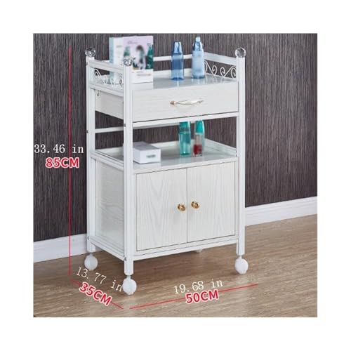 Chariot de coiffure mobile à tiroirs pour organiser votre studio de beauté - 3