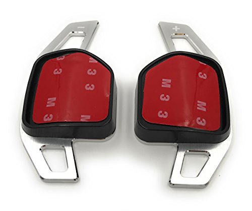 H-Customs DSG bascule Shift Paddle Extension Palettes de Commande Alu argent 2006-2012 A1-A6, S, RS, TT, Q/Type B!