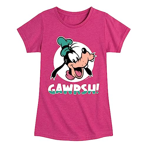 Disney - Mickey & Friends - Goofy Gawrsh - Toddler and Youth Girls Short Sleeve Graphic T-Shirt