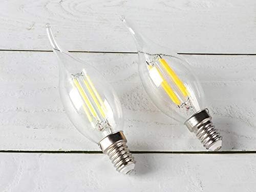 Paquete De 16 Bombillas Led E14 Vintage para Candelabro, 4 W, C35, 400 Lúmenes, Blanco Cálido, 2700 K, Equivalente A 40 W.
