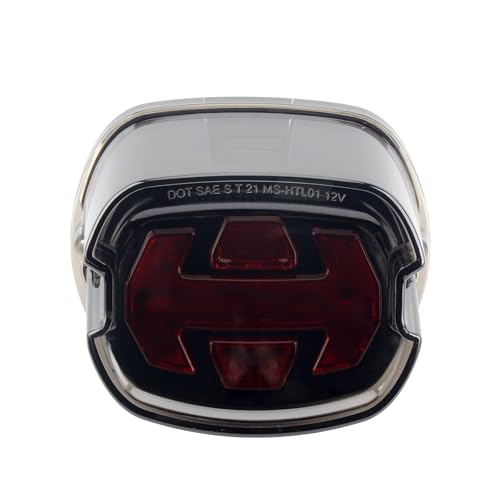 Feu stop moto LED puissant avec éclairage de plaque intégré pour Sportster