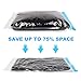 ALMING Compression Bags - Travel Essentials - 12 Pack Space Saver Bags - No Vacuum Pump Or Air Extractor is Needed - Storage Accessorie and Home Packing Organizers (transparent)