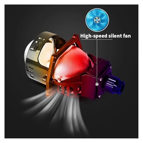Lentille Hyperboloïde Bi Projecteur LED 3 Pouces pour Rénover les Phares Ternes