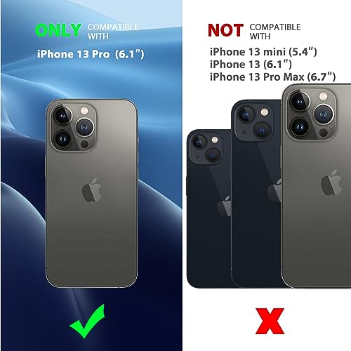 Image of CACOE Magnetic Case for iPhone 13 Pro 6.1 inch, Dark Purple