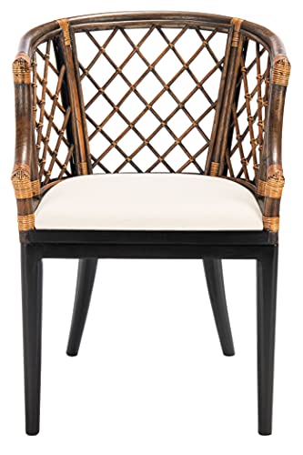 SAFAVIEH Home Collection – Carlotta Natural Wash Arm Chair with