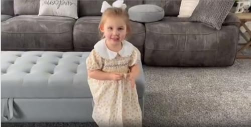 Girls' Dresses Spring Summer Smocked Casual Church Tea Party Vintage Graduation Dresses for Toddler Girl2