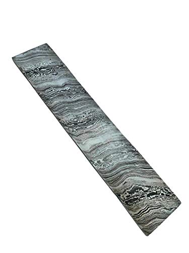 Barre de billettes en acier damassé 30 x 5 cm