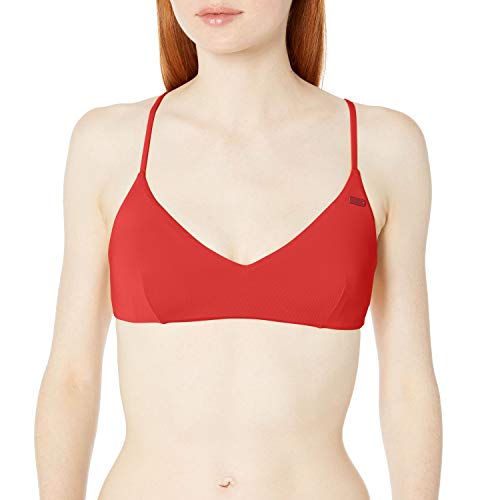 Roxy Junior's Solid Beach Classics Athletic Tri Top, Chinese Red, X-Large