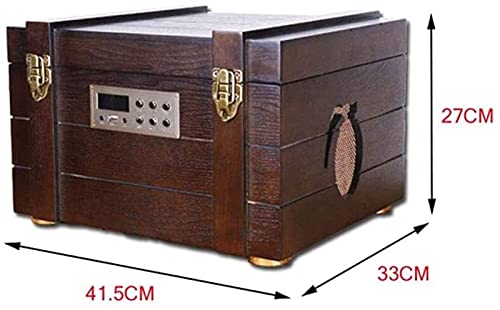 YAMMY Tourne-Disque rétro, Tourne-Disque à Courroie en Bois Naturel de Style Vintage avec Haut-parleurs stéréo - Les Beatles, Paul McCartney, John Lennon, RIngo Starr, George Harrison YAMMY Tourne-Disque rétro, Tourne-Disque à Courroie en Bois Naturel de Style Vintage avec Haut-parleurs stéréo – Image 7