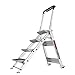 Little Giant Ladder Systems Safety Step Ladder + Cargo Hold Tool Pouch