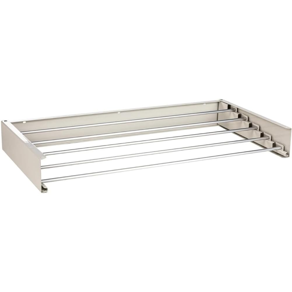 Séchoir à Linge Extensible 80 cm Peu Encombrant Pliable pour Suspendre des Vêtements, Séchoir à Linge Mural pour l'intérieur, Salle de bain, Balcon