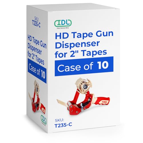 Pistolet pour ruban adhésif 5,1 cm IDL Packaging T235 idéal pour déménagement et colis