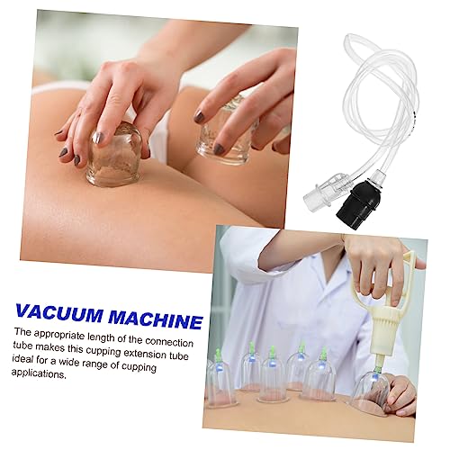 Set de extensión de tubo de manguera de vacío portátil para máquina de ventosas, accesorio duradero y fácil de usar para terapia de espalda miniatura 5