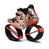 Springschuhe Kangoo Känguru-Springschuhe, Springende Stelzen-Fitness-Übung Anti-Gravity-Schuhe, Neutrale Bounce-Schuhe (Color : Gold, Size : 42-44)