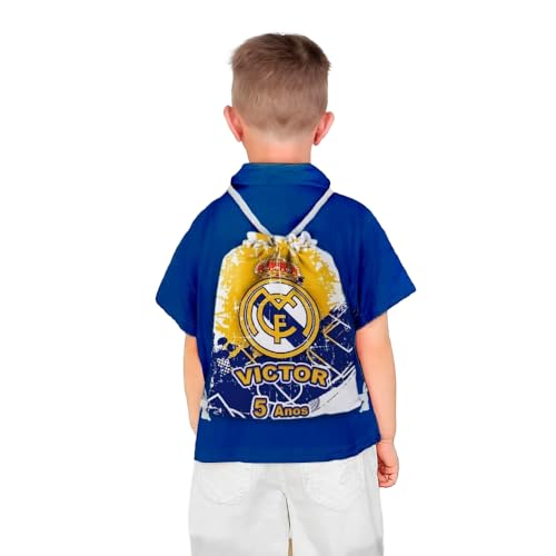 Mochilinha Bag Infantil Personalizado com Nome e Idade Time de Futebol RMD (Mochilinha 20x30, Unidades, 10)