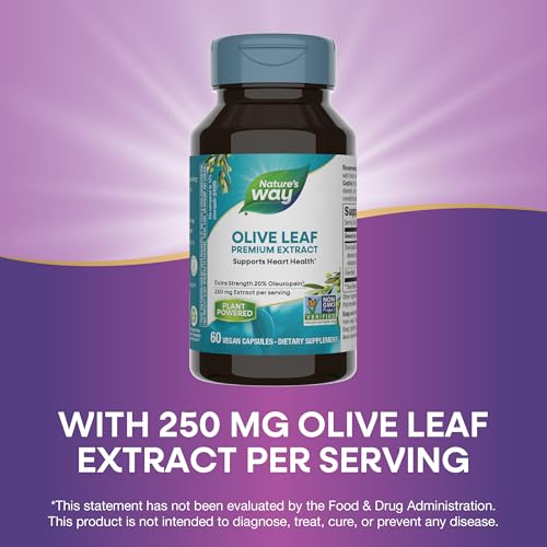 Nature's Way Olive Leaf, Premium Extract, Supports Heart Health*, 60 ct - image 4