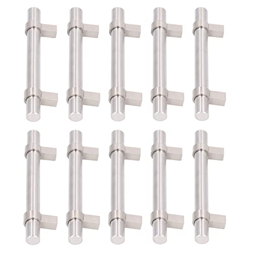 Modern Cabinet Pulls, Steel Cabinet Pulls Modern Design 12 Pieces Widely Used Durable Elegant For Door For Cabinet For Drawer(Hole Distance 128Mm) #TOP17