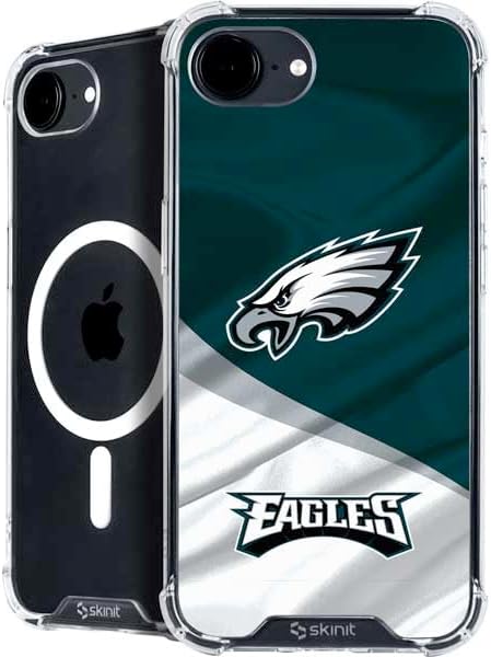 Skinit Phone Case Compatible with MagSafe iPhone 16e - Officially Licensed NFL Philadelphia Eagles Design