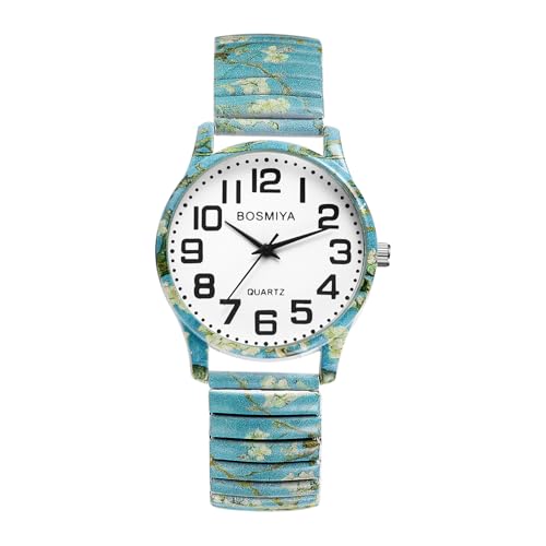 Montre femme elastique acier inoxydable pour le bureau et les loisirs