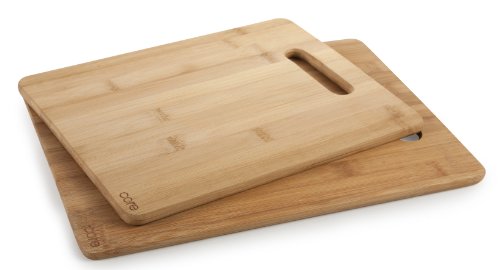 Set de 2 tablas de corte de bambú, tono único miniatura 2
