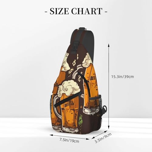 Bolso cruzado para hombre mochila tipo bandolera negra miniatura 3