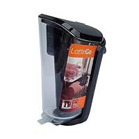 Philips Milchbehälter (Version C) zu LatteGo Kaffeemaschine, Schwarz, Silver, Transparent – Ansicht 2