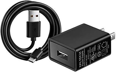 [UL Listed] USB Wall Adaptive Tablet Charger Compatible with Alcatel 3T 8.0 10 2018, Alcatel Joy Tab 8.0 2019, Alcatel A30 9024W Tablet 8", TKEE Mini, Dragon Touch K10, 5FT USB Charging Cable