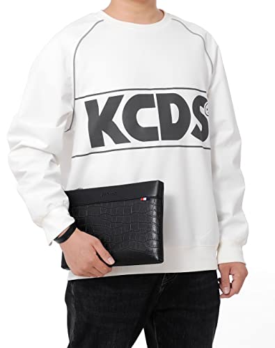 FSD.WG Mens Clutch Bag Man Purse Handbag 12 inches Large Hand Bag Big Clutch Wallet2