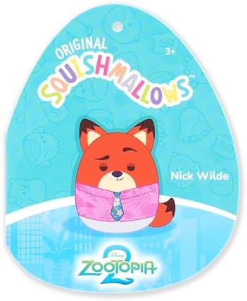 Squishmallows Original 8in Disney’s “Zootopia 2” Nick Wilde Plush (Little) - 5