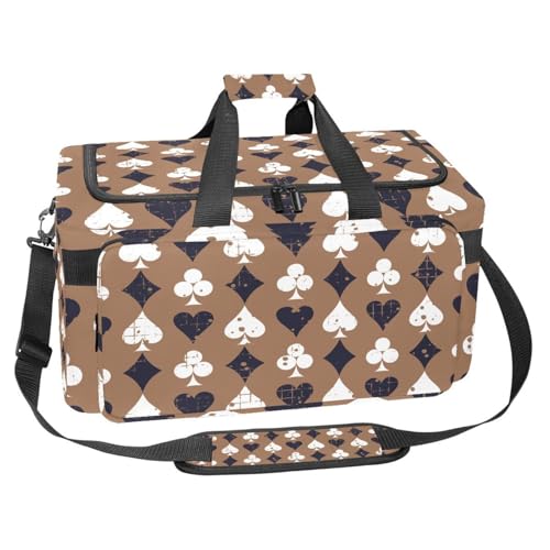 Sac de sport violet 30L imprimé papillon avec organiseur de 48cm pour fitness