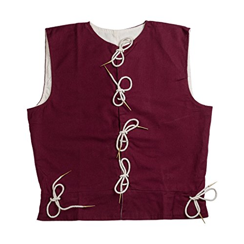 Waistcoat, Maroon, Large