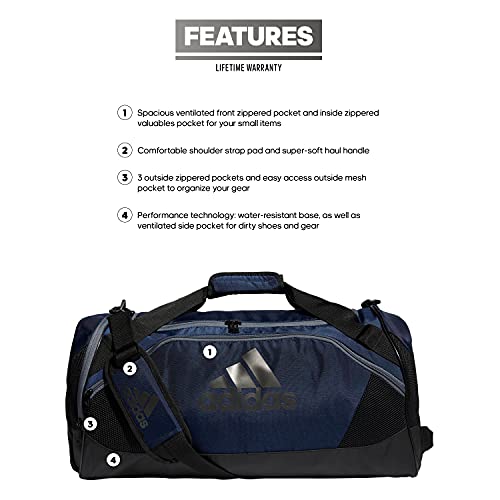 adidas Team Issue II Medium Duffel Bag, Team Navy Blue