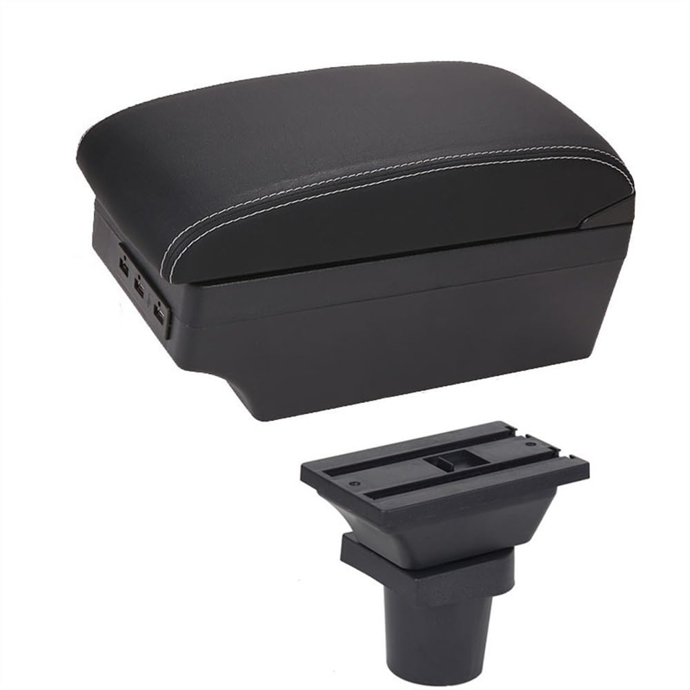 YULEGUDI Car Armrests Armrest Box For Yaris For Vitz 5dr Hatchback 2005 2006 2007 2008 2009 2010 2011 Car Central Storage USB Arm Rest Accessories