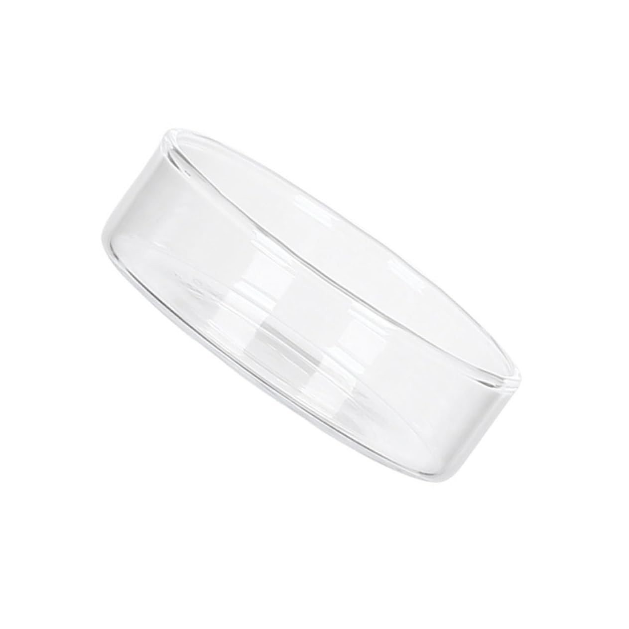 CONGARTENO 1pc Dessert Plate Decor Creative Serving Tray Stacking Candy Jar Jars Lid Round Tray Cake Holder Plant Deep Bowls Snacks Dishes Cake Display Stand with Cover Food Glass Transparent